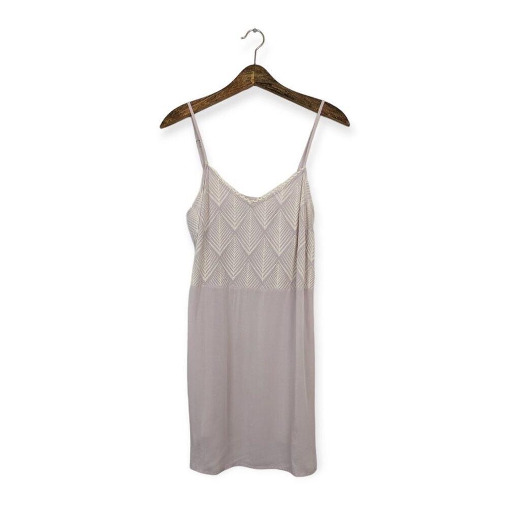 Maeve By Anthropologie Purple Boho Chemise Sleep Dress Size M